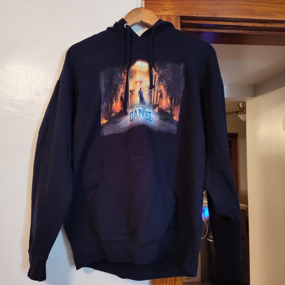 Sight And Sound Theaters Daniel Black Graphic Hoodie Size XL